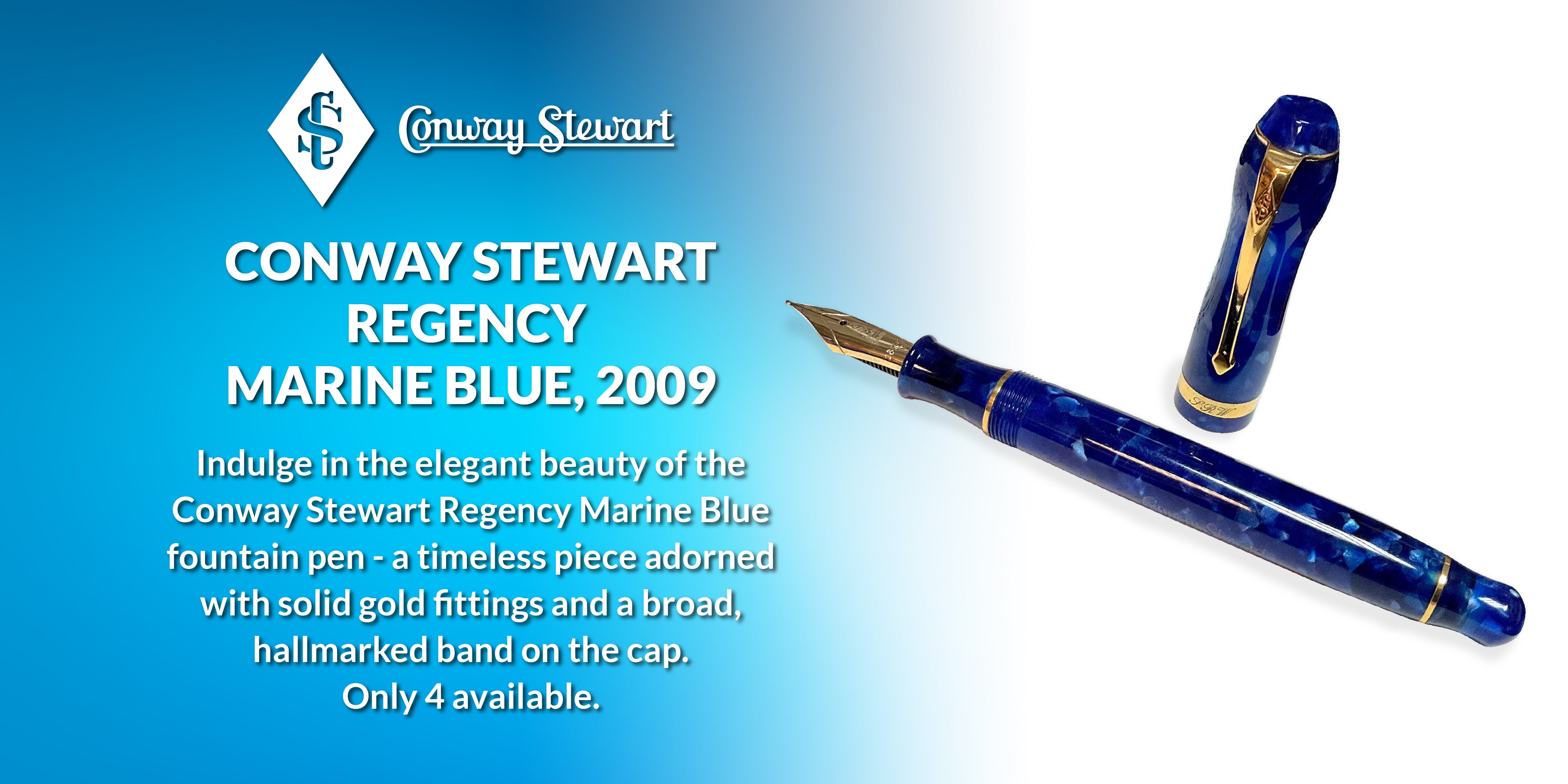 Conway Stewart Regency Marine Blue, 2009 Conway Stewart Regency Marine Blue, 2009