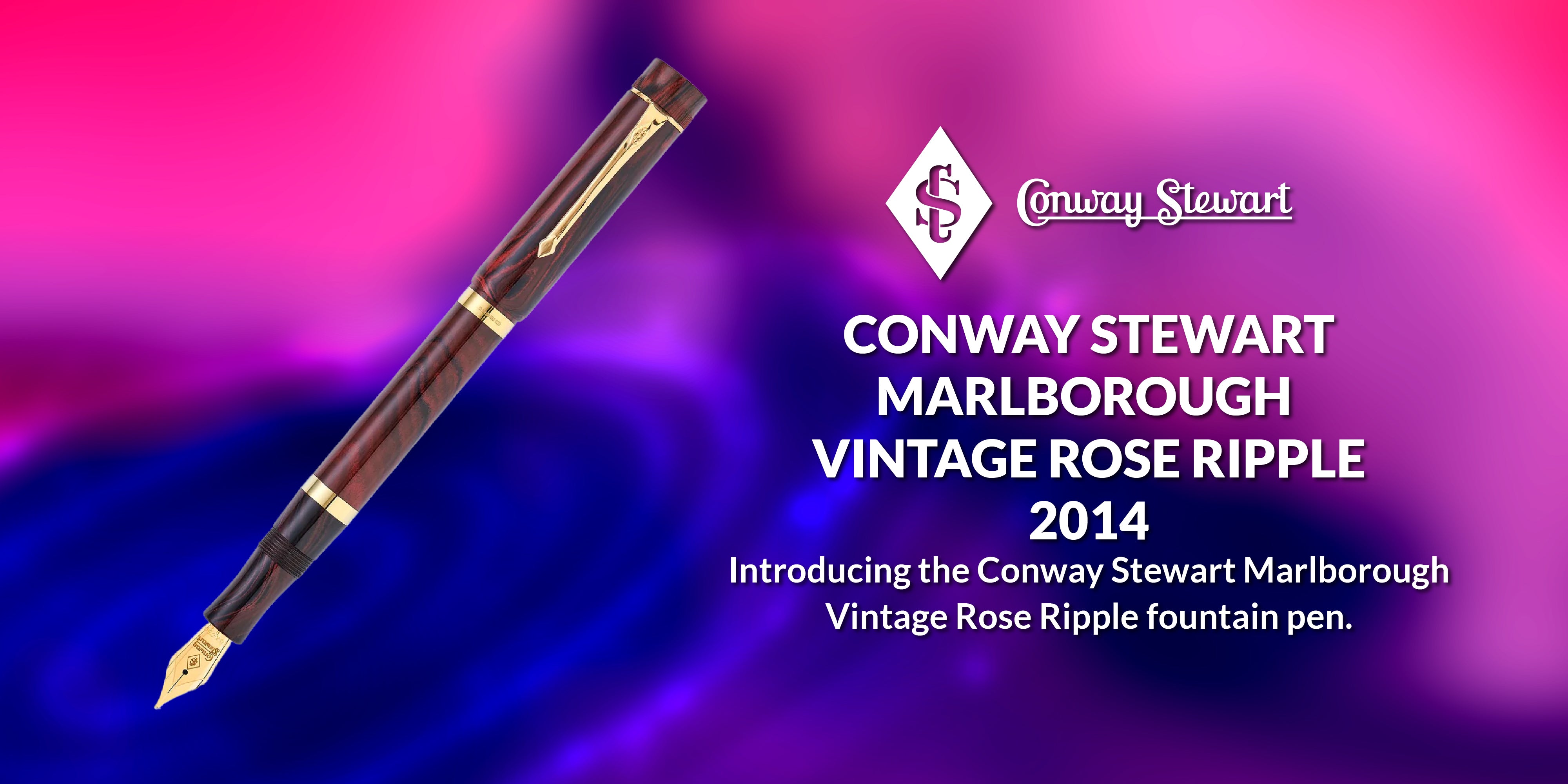 Conway Stewart Marlborough Vintage Rose Ripple, 2014 - Conway Stewart Conway Stewart Marlborough Vintage Rose Ripple, 2014 - Conway Stewart