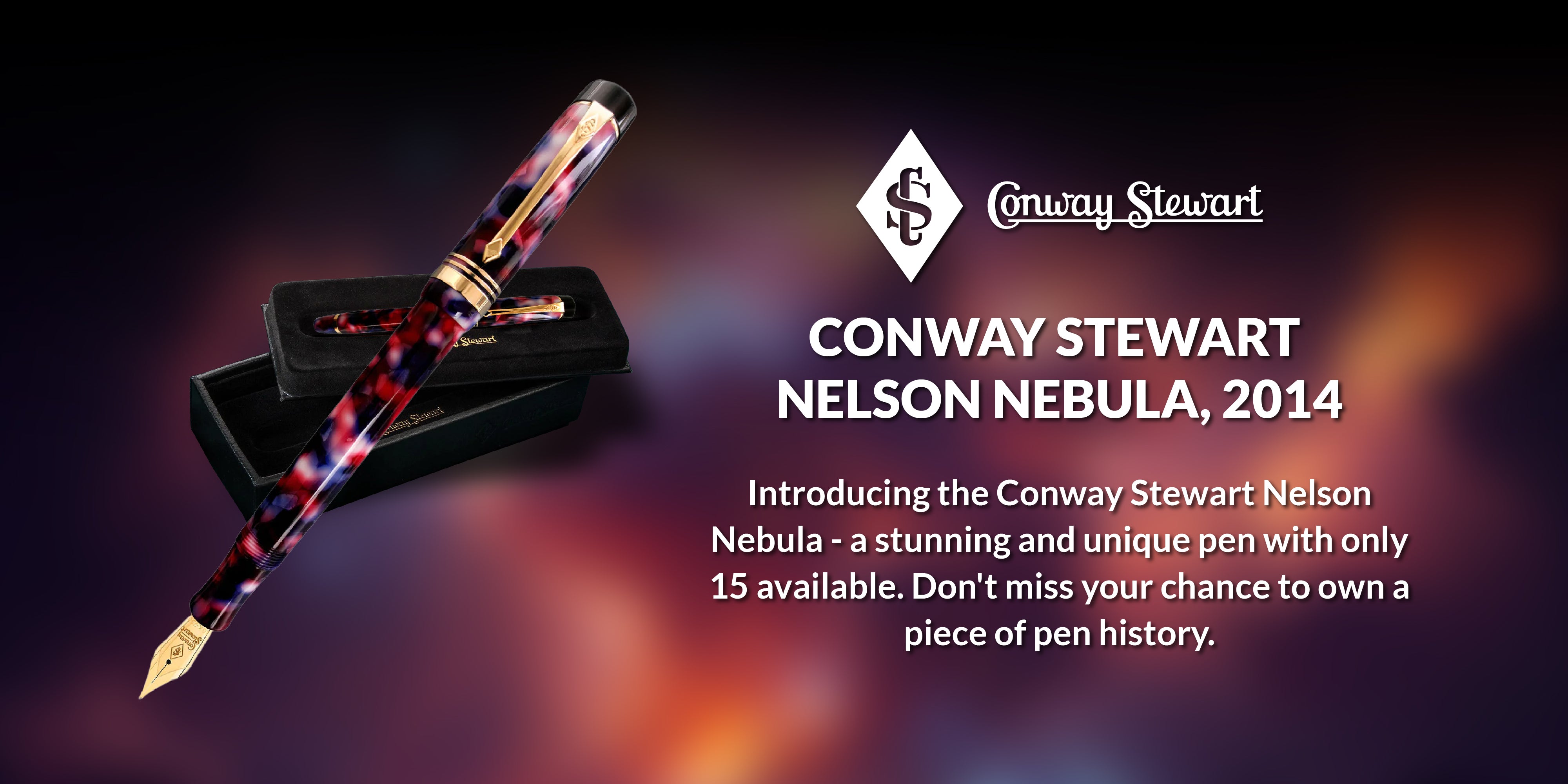 Conway Stewart Nelson Nebula, 2014 - Conway Stewart Conway Stewart Nelson Nebula, 2014 - Conway Stewart