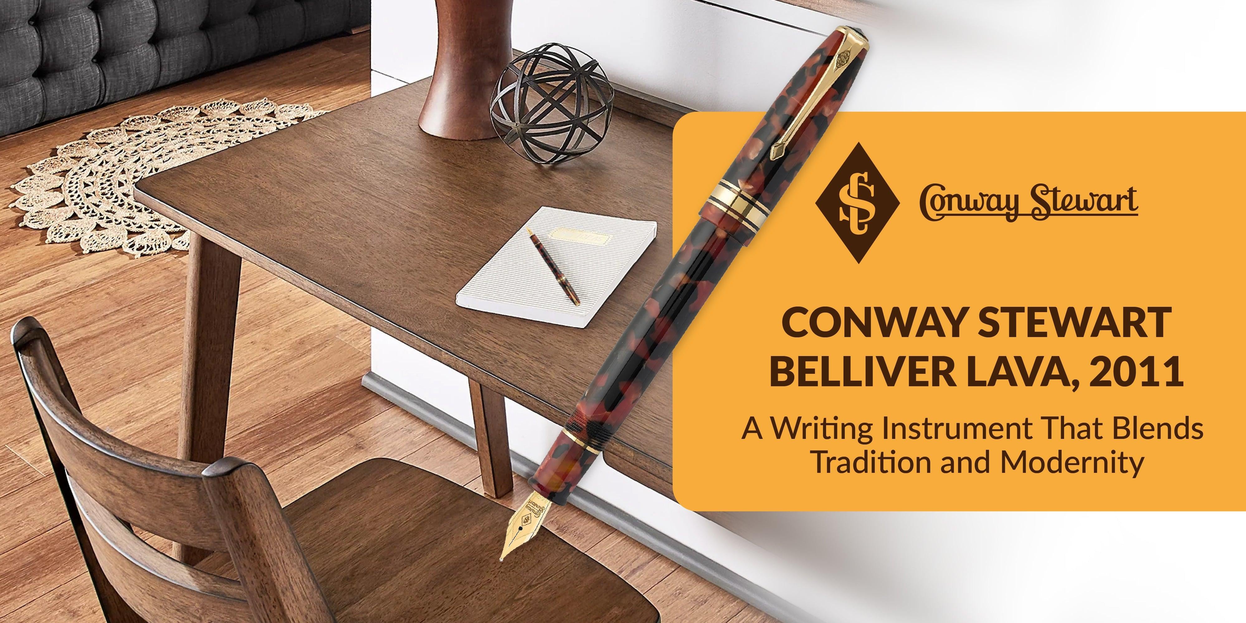 Conway Stewart Belliver Lava, 2011 - Conway Stewart Conway Stewart Belliver Lava, 2011 - Conway Stewart
