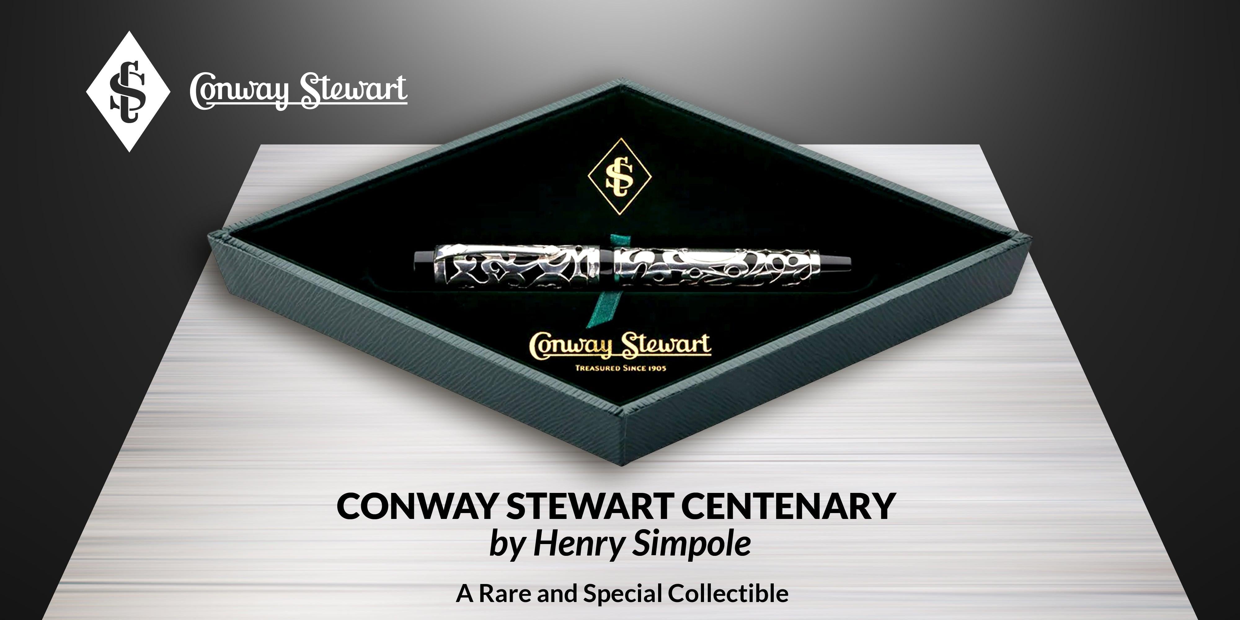 Conway Stewart Centenary pen by Henry Simpole, 2004 - Conway Stewart Conway Stewart Centenary pen by Henry Simpole, 2004 - Conway Stewart