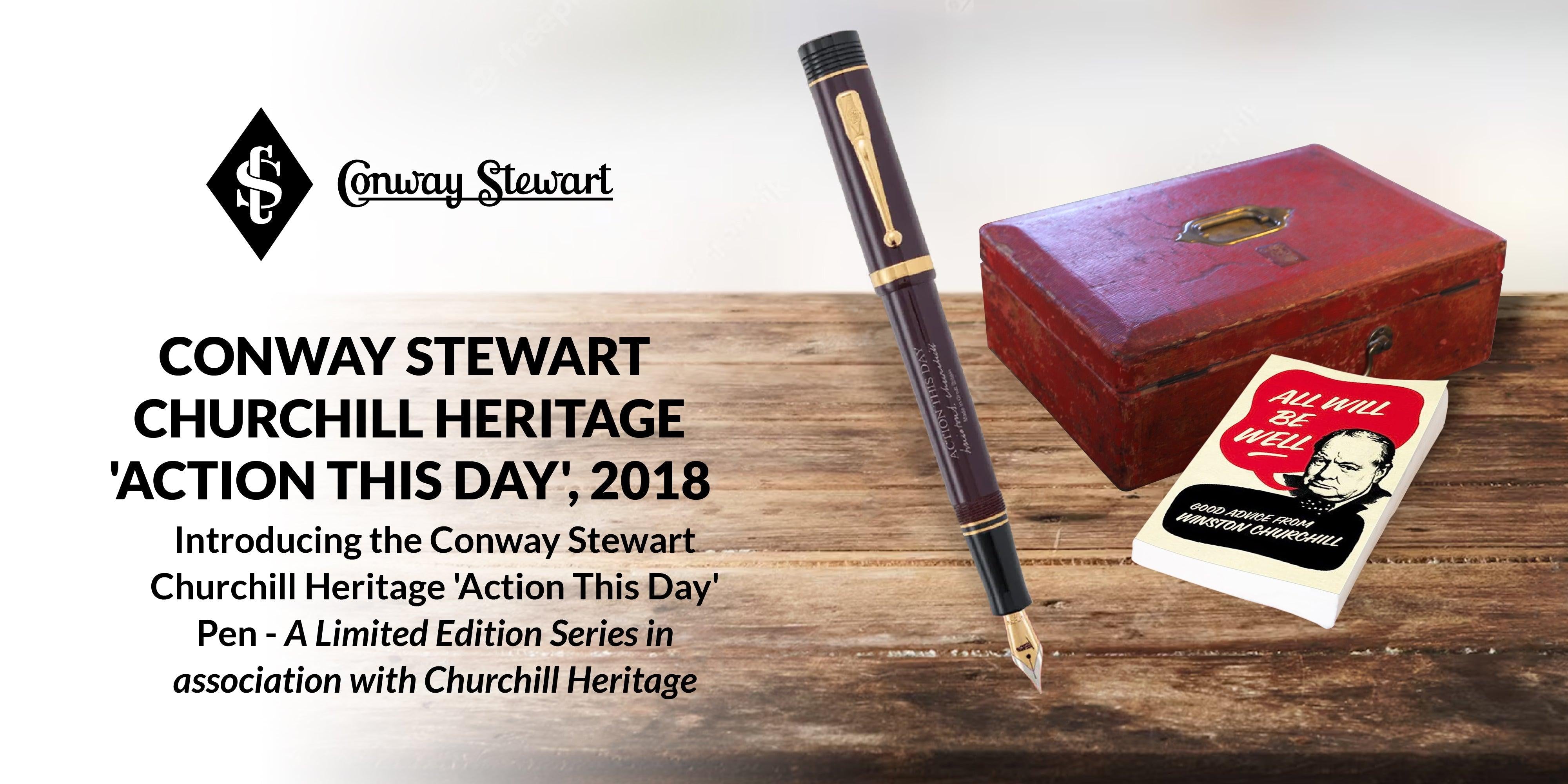 Conway Stewart Churchill Heritage 'Action This Day', 2018 - Conway Stewart Conway Stewart Churchill Heritage 'Action This Day', 2018 - Conway Stewart