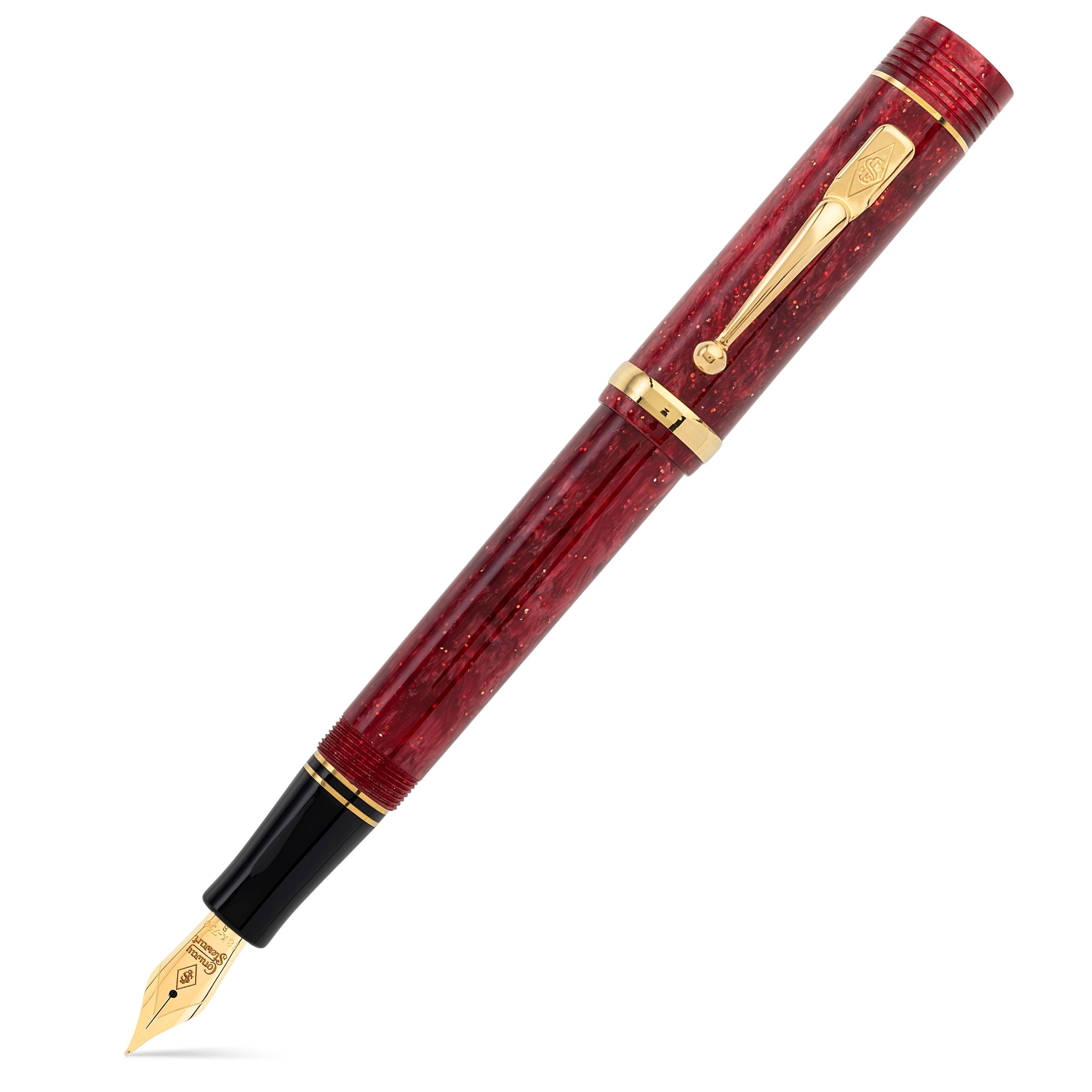 Conway Stewart Churchill Red Stardust conwaystewart.com Conway Stewart Churchill Red Stardust conwaystewart.com