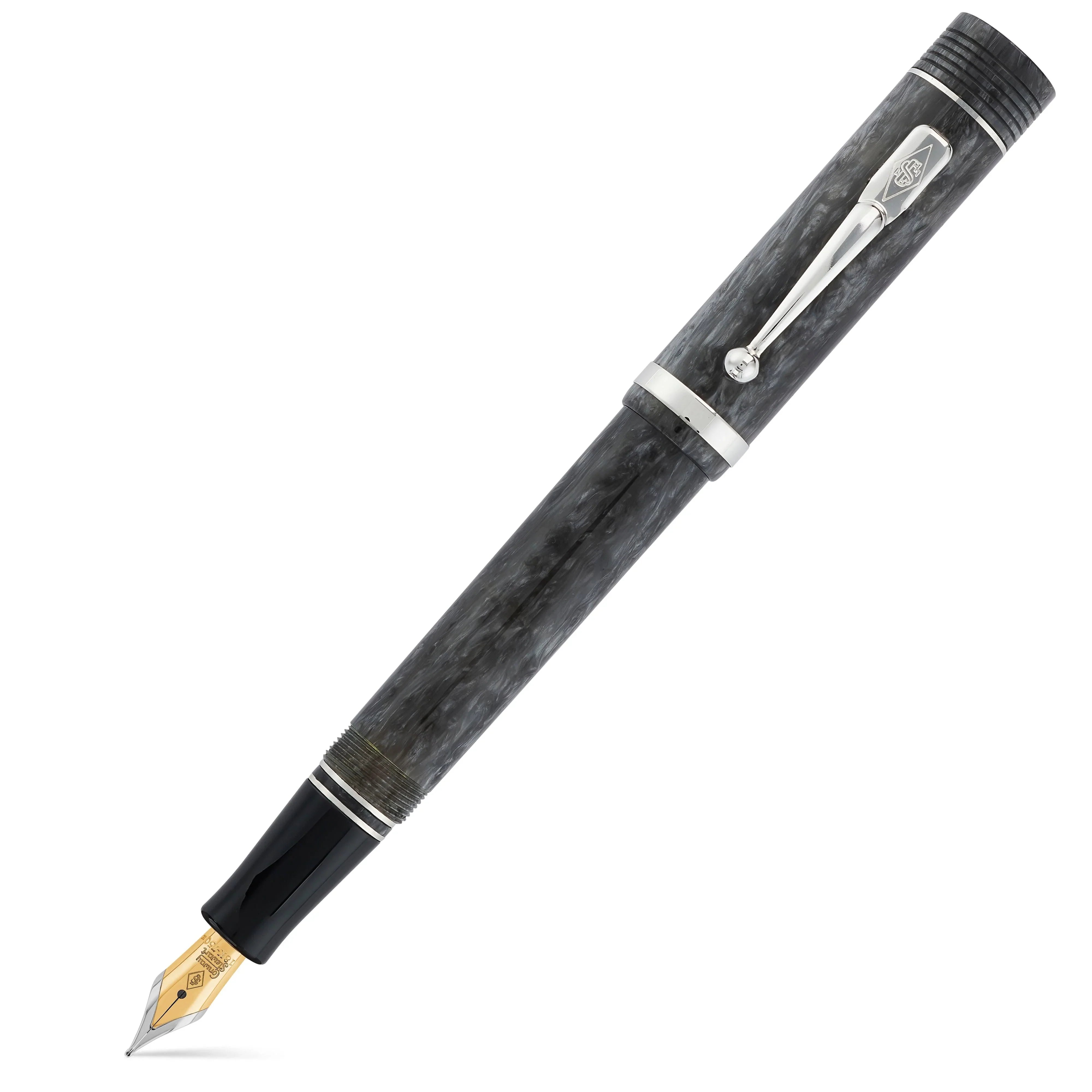 Conway Stewart Churchill Silver Storm conwaystewart.com Conway Stewart Churchill Silver Storm conwaystewart.com