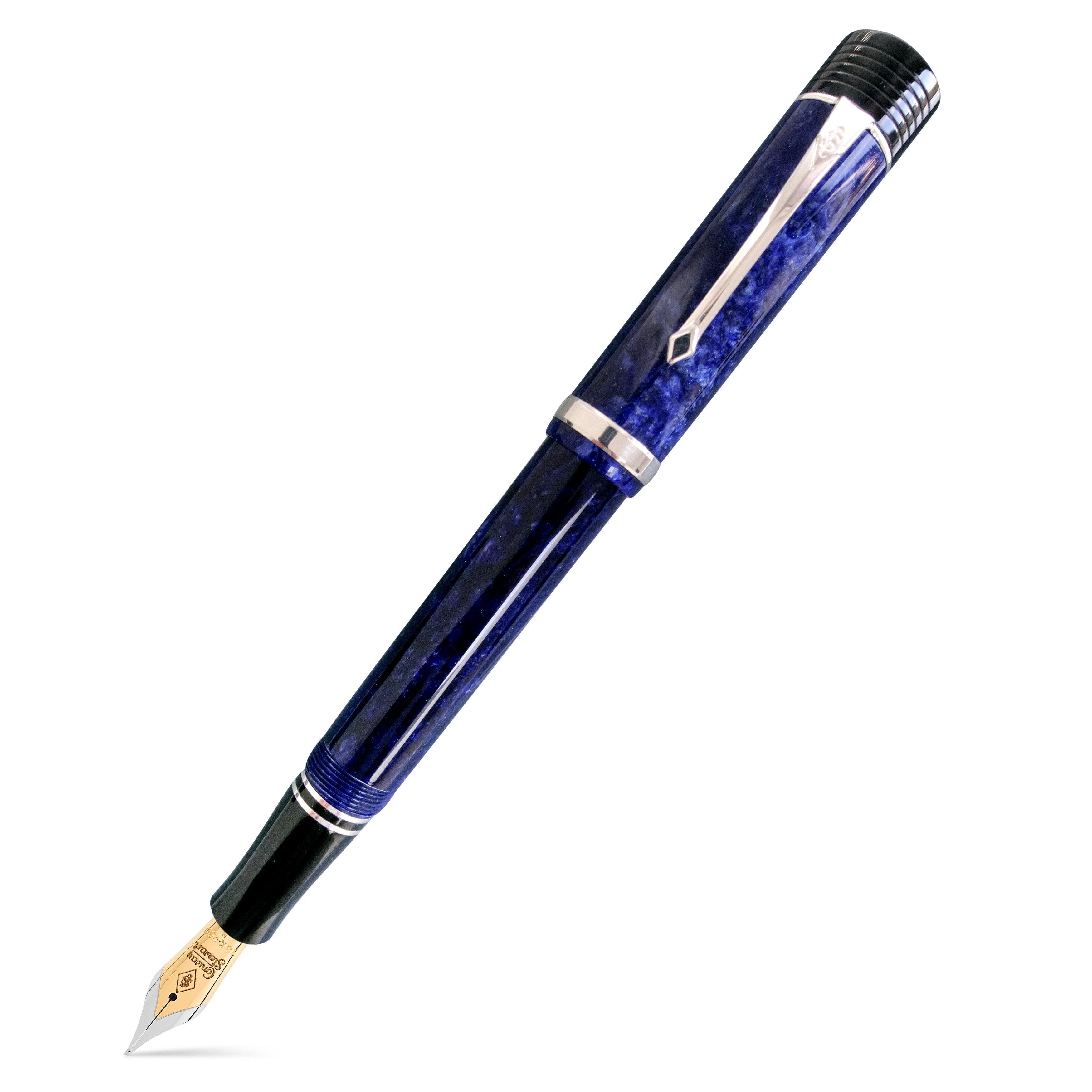 Conway Stewart Churchill Blue Stardust conwaystewart.com Conway Stewart Churchill Blue Stardust conwaystewart.com