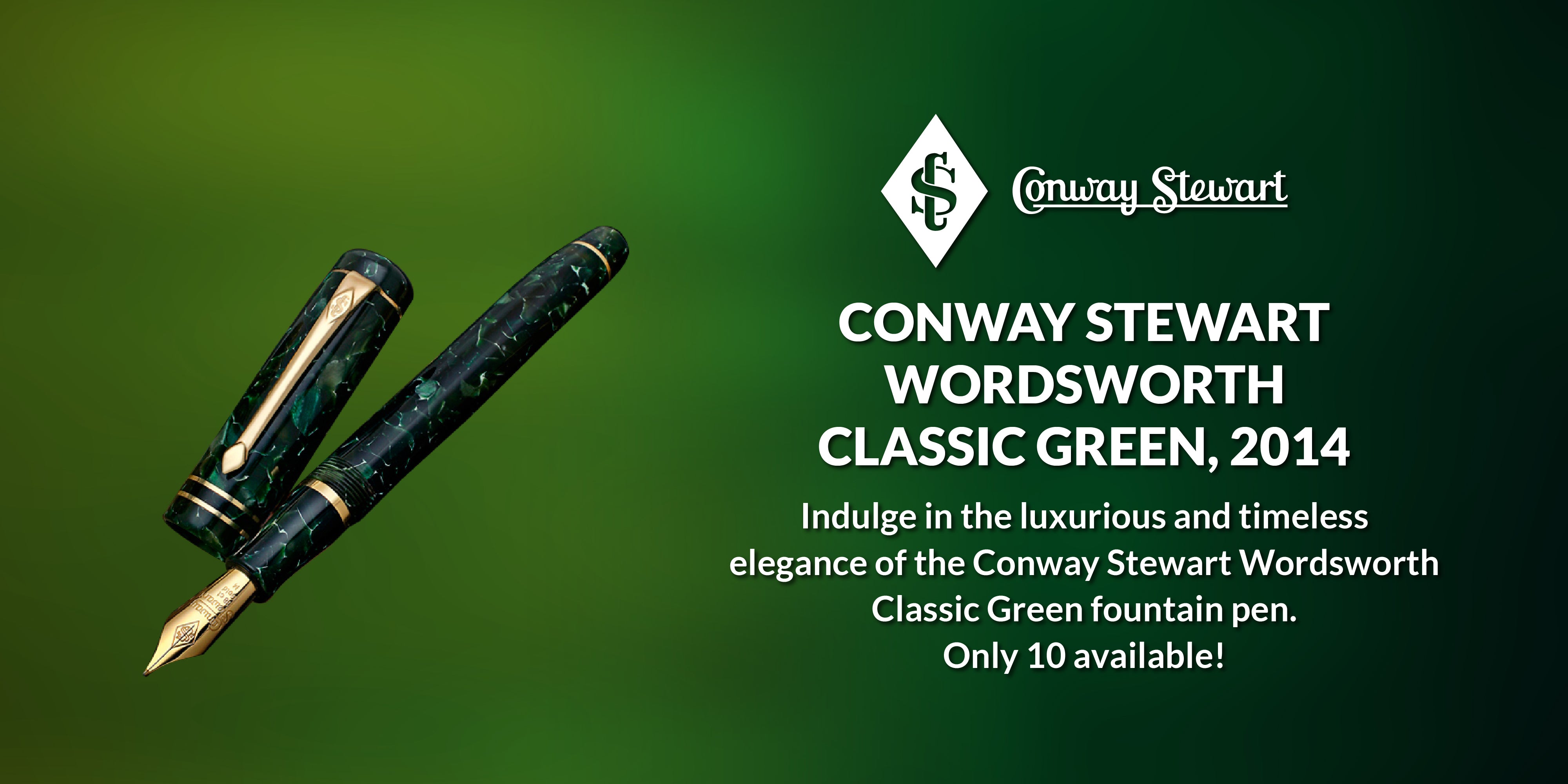 Conway Stewart Wordsworth Classic Green, 2014 - Conway Stewart