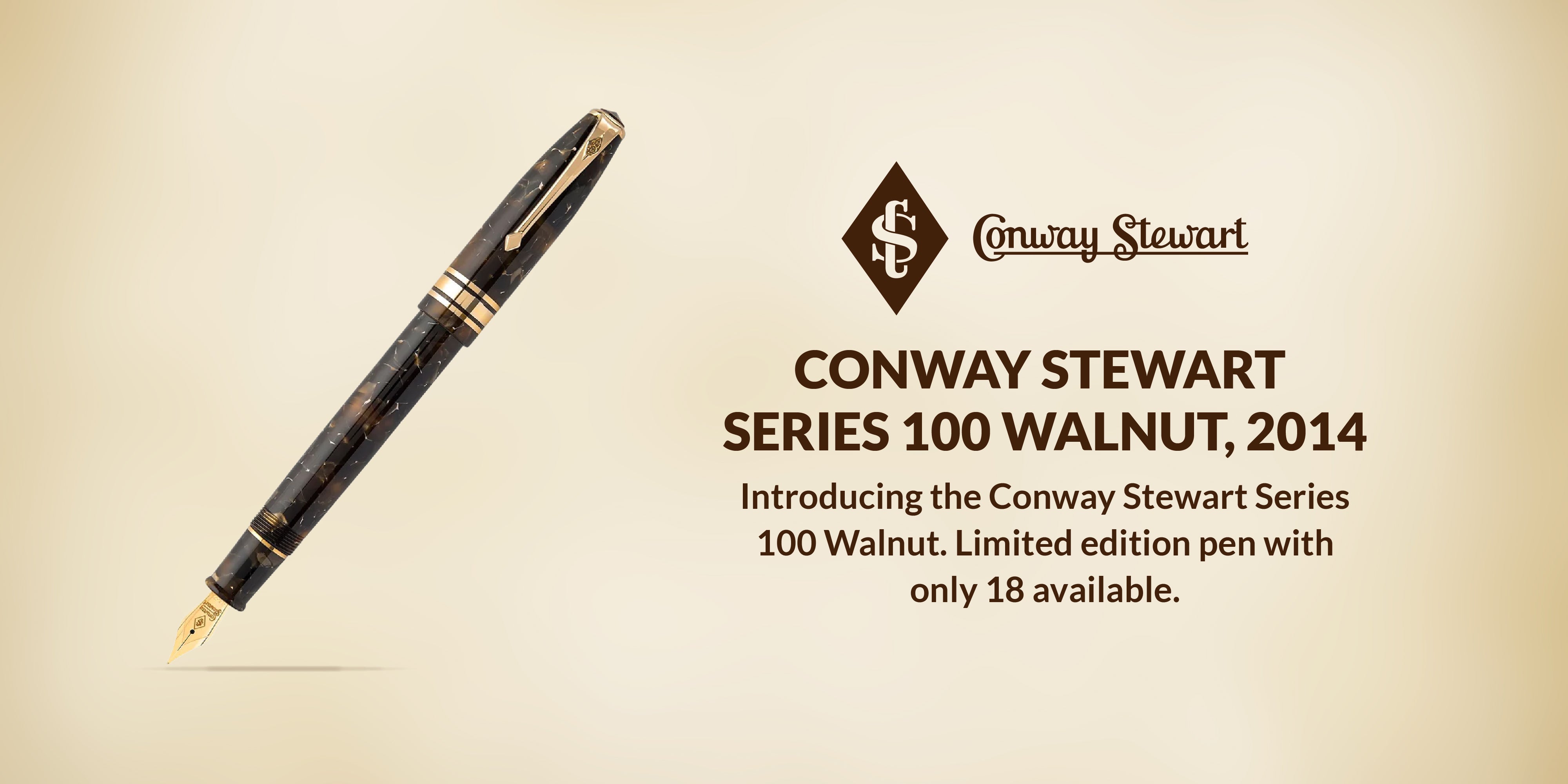 Conway Stewart Series 100 Walnut, 2014