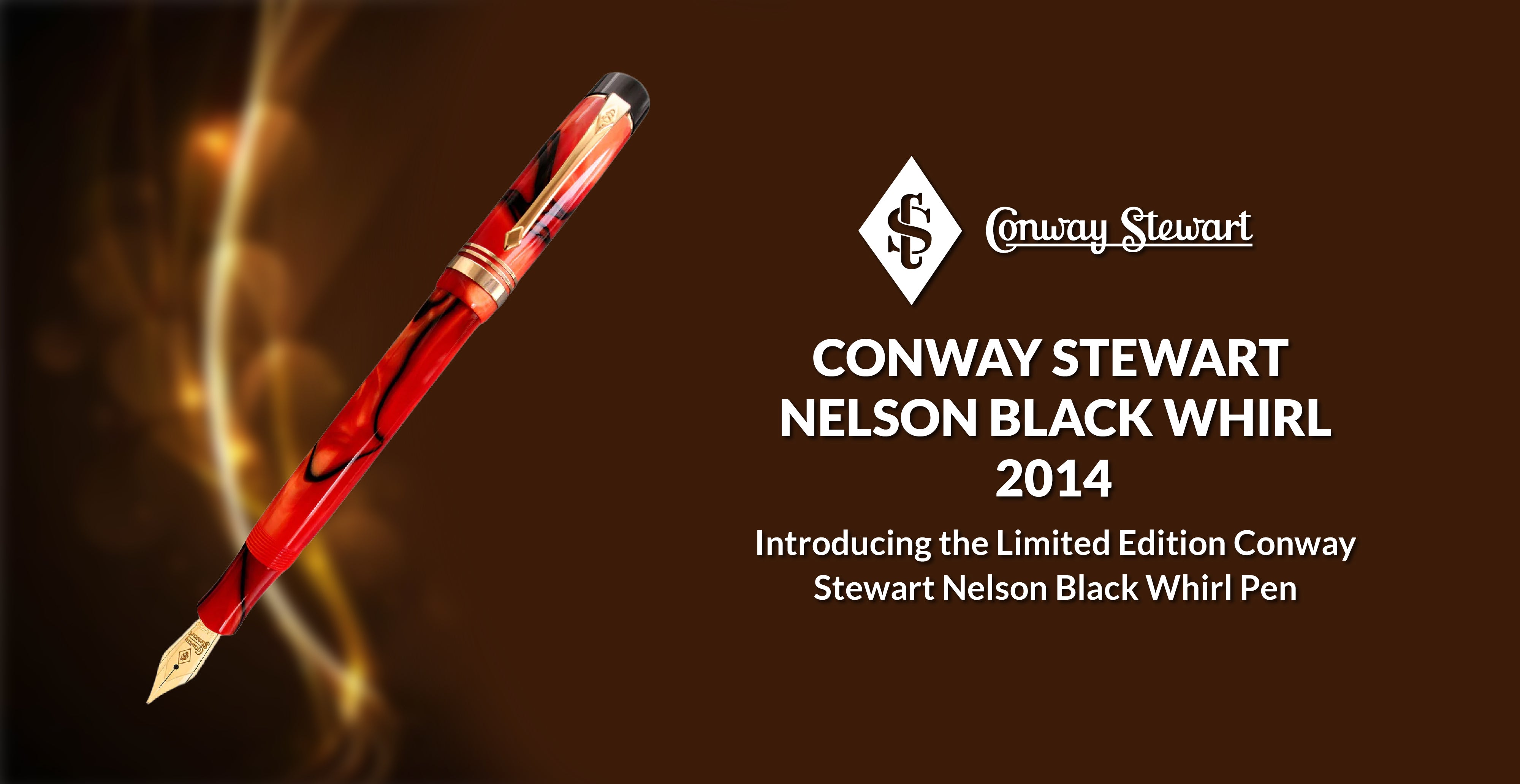 Conway Stewart Nelson Black Whirl, 2014