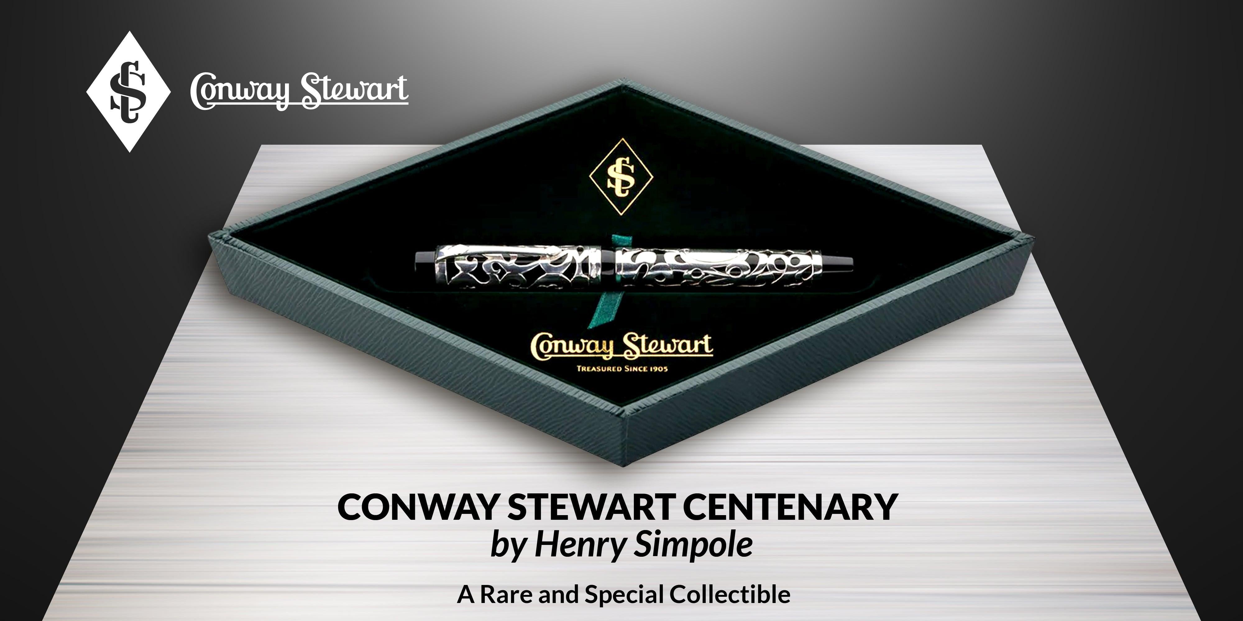 Conway Stewart Centenary pen by Henry Simpole, 2004 - Conway Stewart