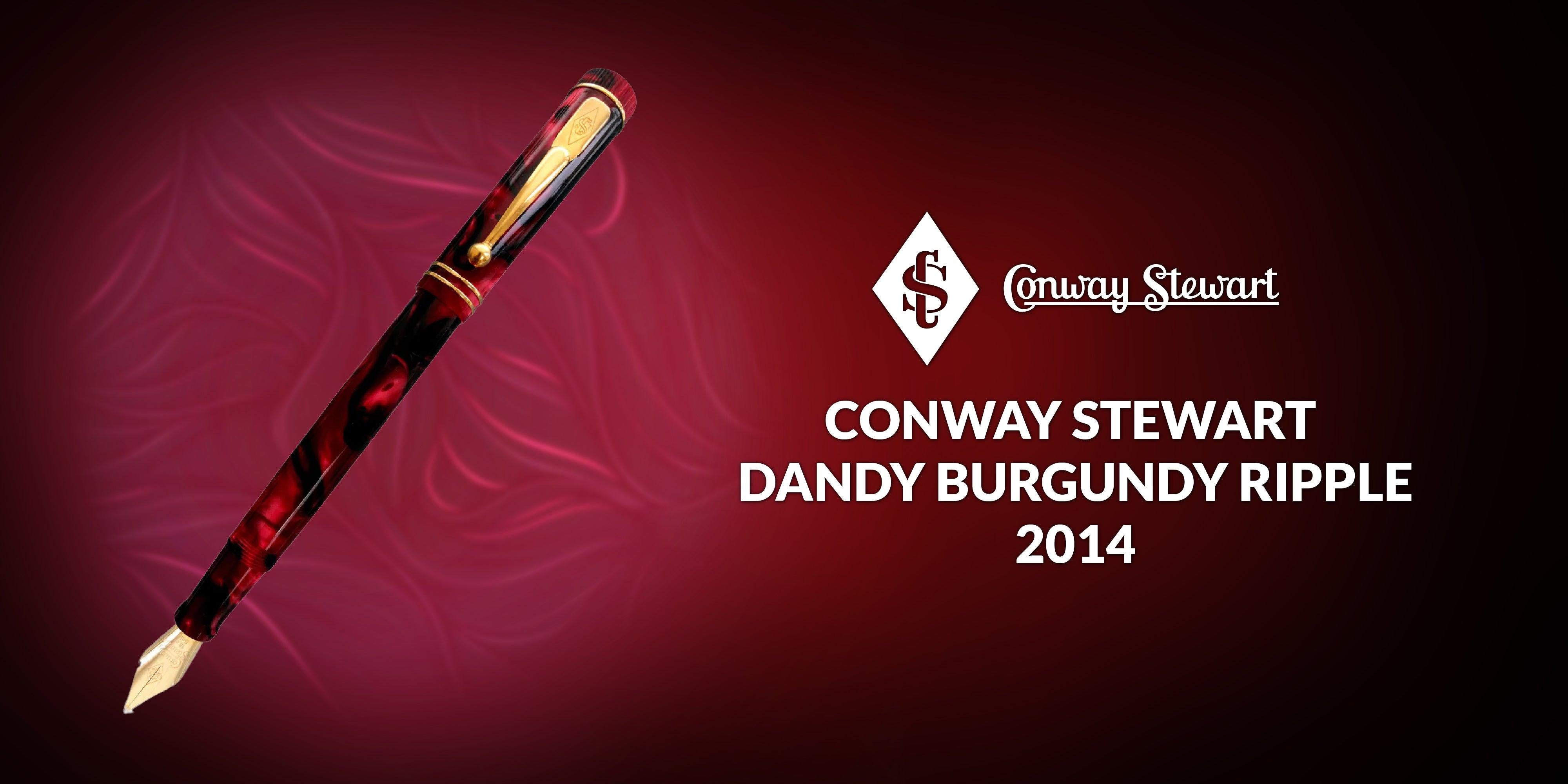 Conway Stewart Dandy Burgundy Ripple, 2014 - Conway Stewart