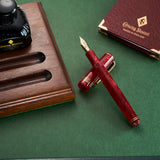 Conway Stewart Raleigh Red Stardust · Fountain Pen