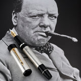 Conway Stewart Churchill Honey Noire