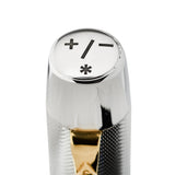 Cap-top engraving of accounting symbols on the Accountant's Pen