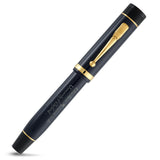 Ashmolean John Ruskin rollerball capped, marbled resin with gold trim