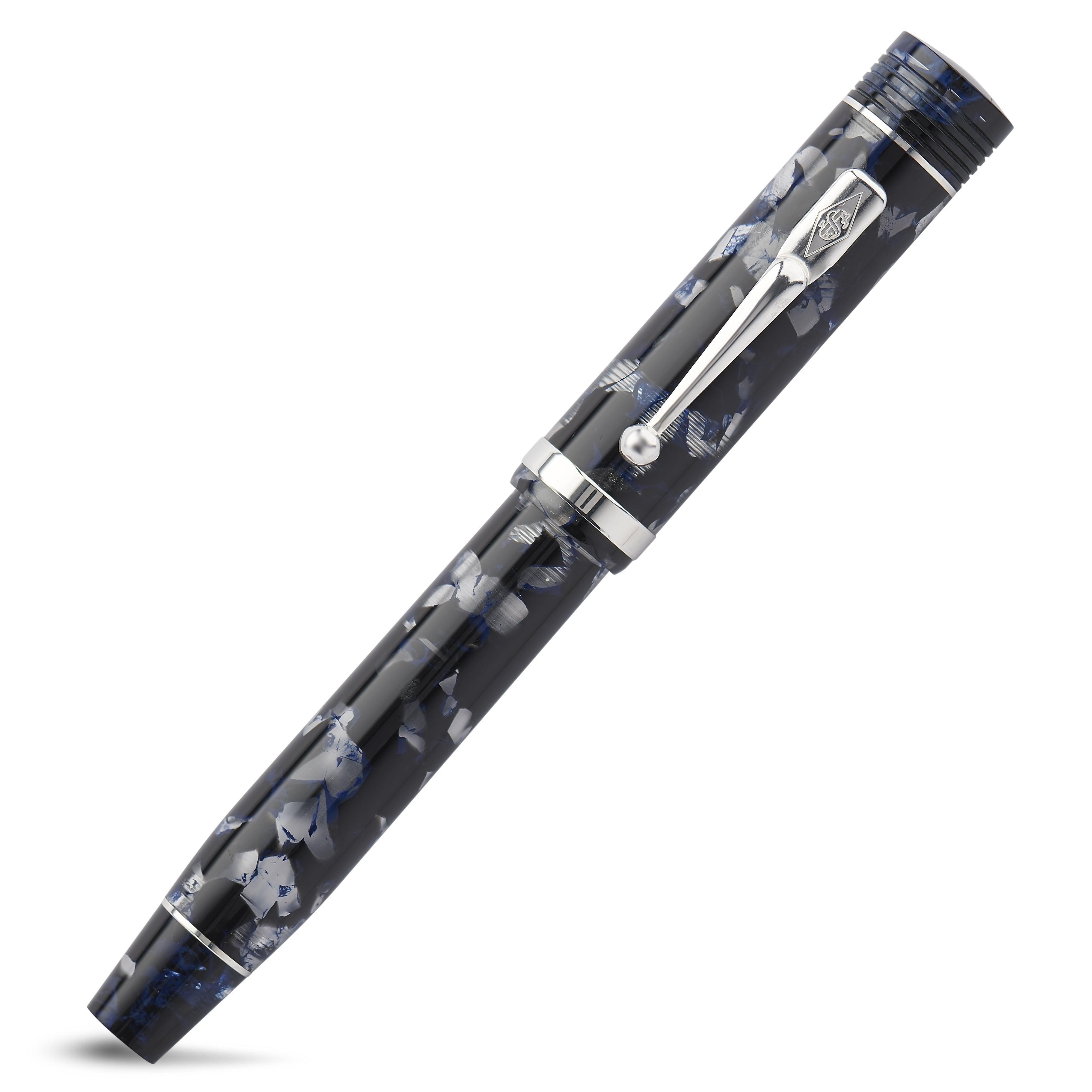 Churchill Demo rollerball capped, transparent demonstrator resin with gold trim