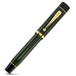 Churchill Heritage I have no fear of the future rollerball capped, dark green resin with gold trim