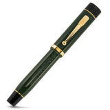 Churchill Heritage I have no fear of the future rollerball capped, dark green resin with gold trim