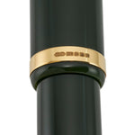 Hallmarked 9ct gold cap band on the Churchill Heritage pen