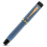 Churchill Heritage Meeting jaw to jaw rollerball capped, Spitfire blue resin with gold trim