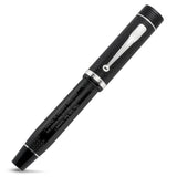 D-Day 80th Anniversary Poppy Pen rollerball capped, black acrylic with sterling silver fittings