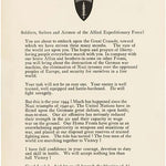 Facsimile of Eisenhower's Order of the Day accompanying the D-Day 80th Anniversary Pen
