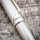 Jane Austen signature engraved on the cap band