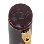 Cap-top monogram engraving on the Lady Churchill Burgundy Pearl