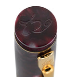 Cap-top monogram engraving on the Lady Churchill Burgundy Pearl