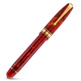 Conway Stewart Series 100 Cherry Red rollerball capped, marbled cherry resin with gold clip