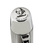 Cap-top Shakespeare portrait engraving close-up
