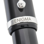 ENIGMA cap band and clip close-up on The Alan Turing Pen