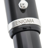 ENIGMA cap band and clip close-up on The Alan Turing Pen